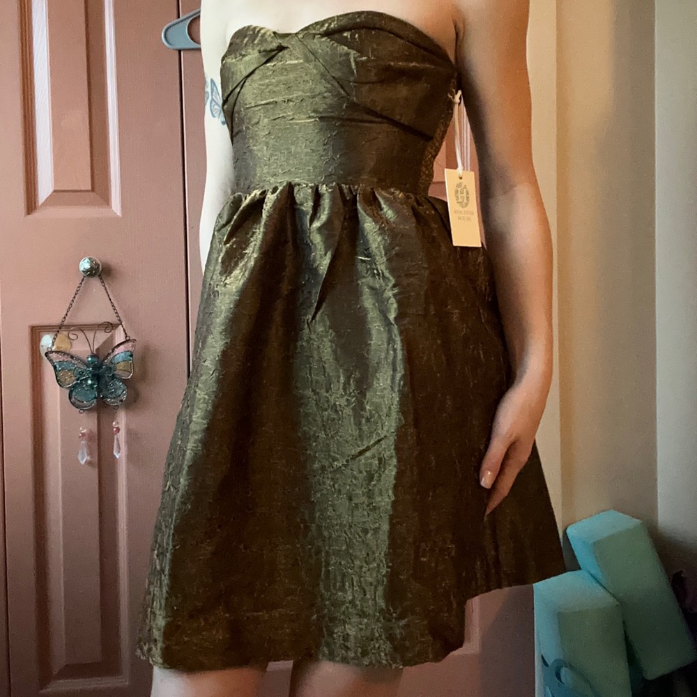 Hyacinth house  bronze mini dress
